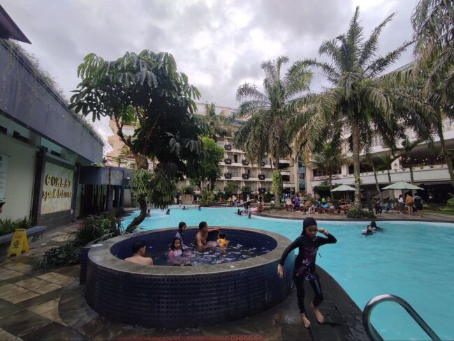 Jacuzzi di hotel Jayakarta Bandung