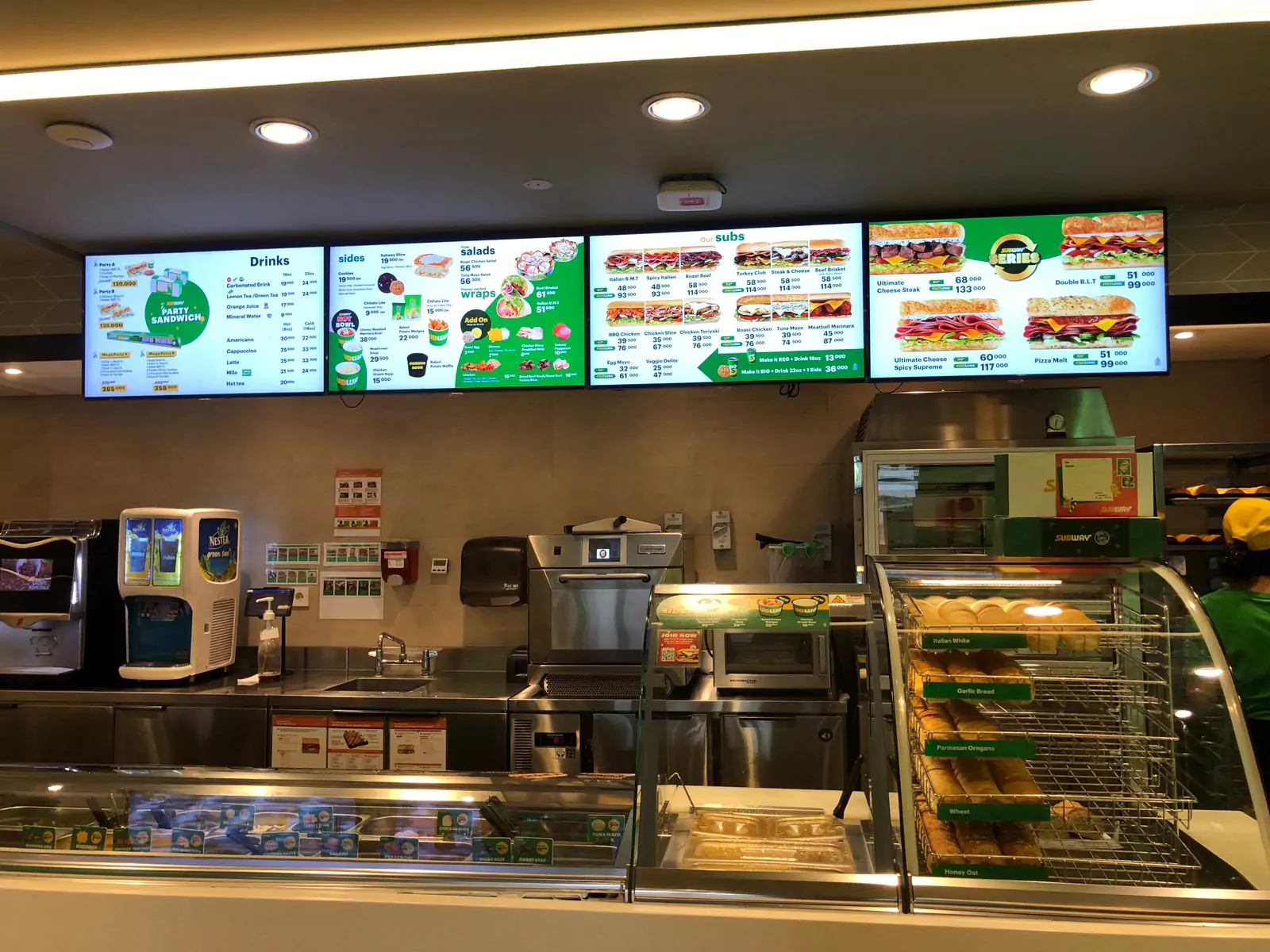 menu subway bandung