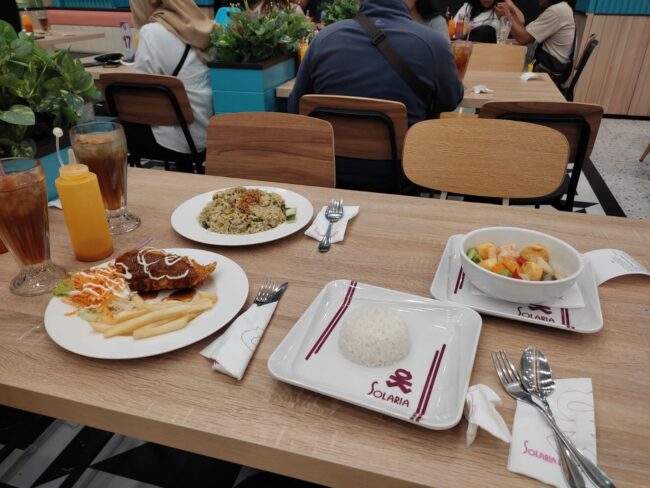 menu solaria summarecon mall bandung